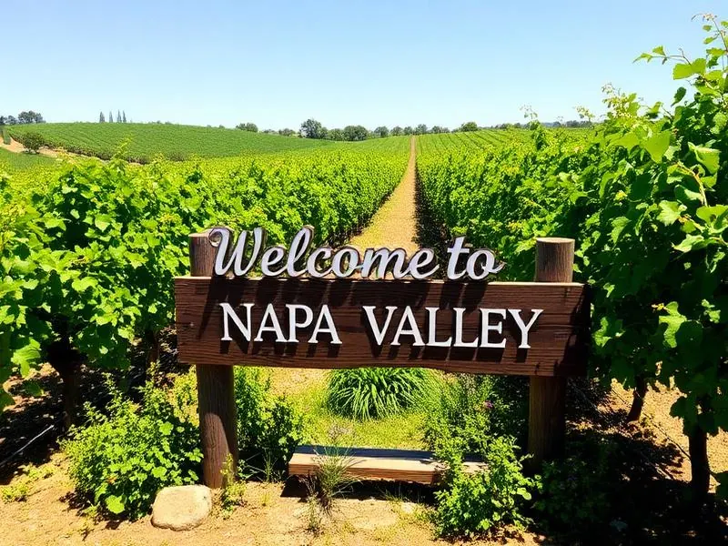 Welcome to Napa Valley sign